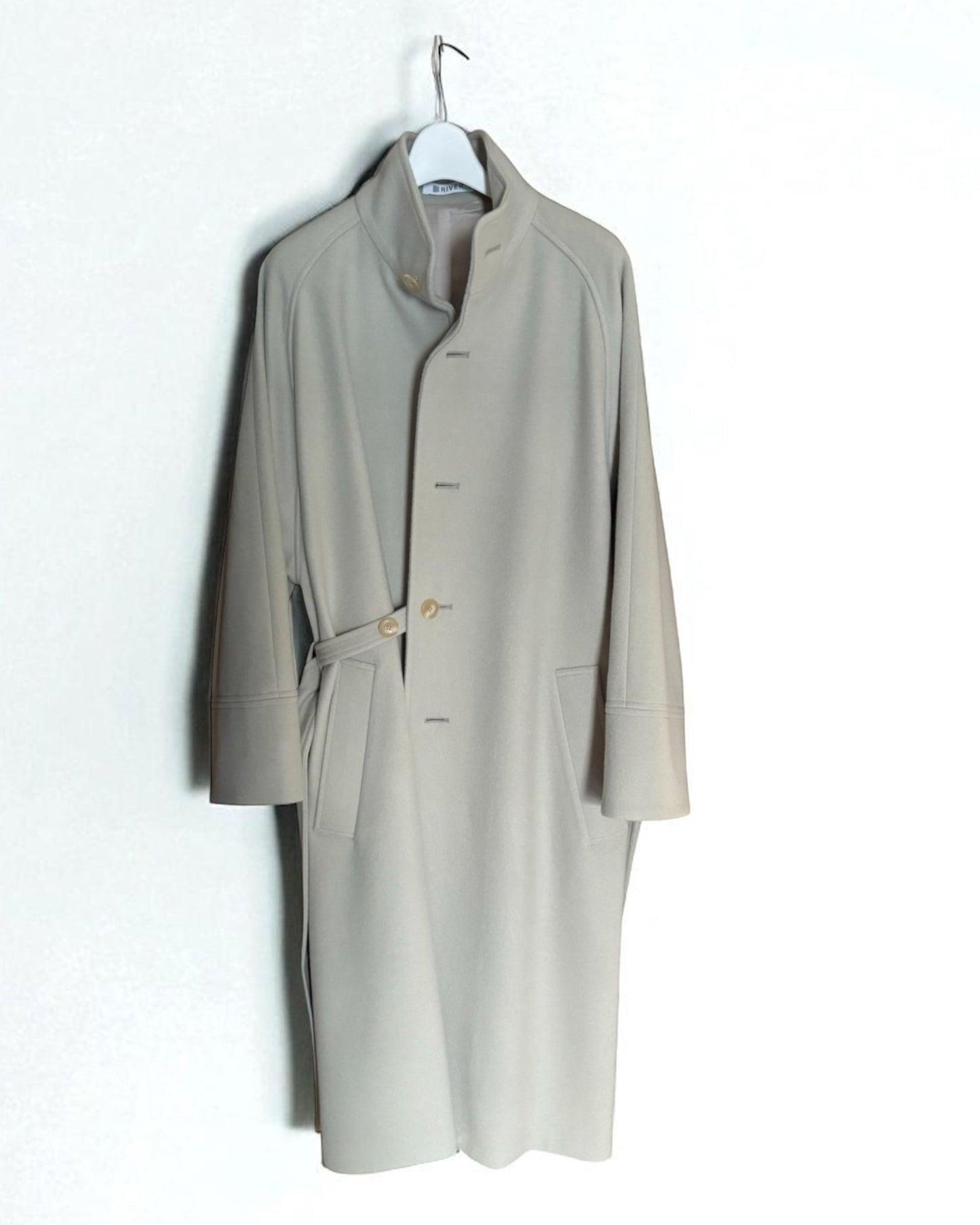 アジャスタブルスタンドカラーコート/ Adjustable Stand Collar Coat
