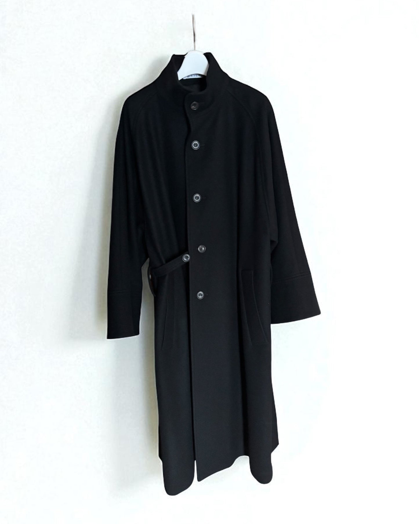 アジャスタブルスタンドカラーコート/ Adjustable Stand Collar Coat