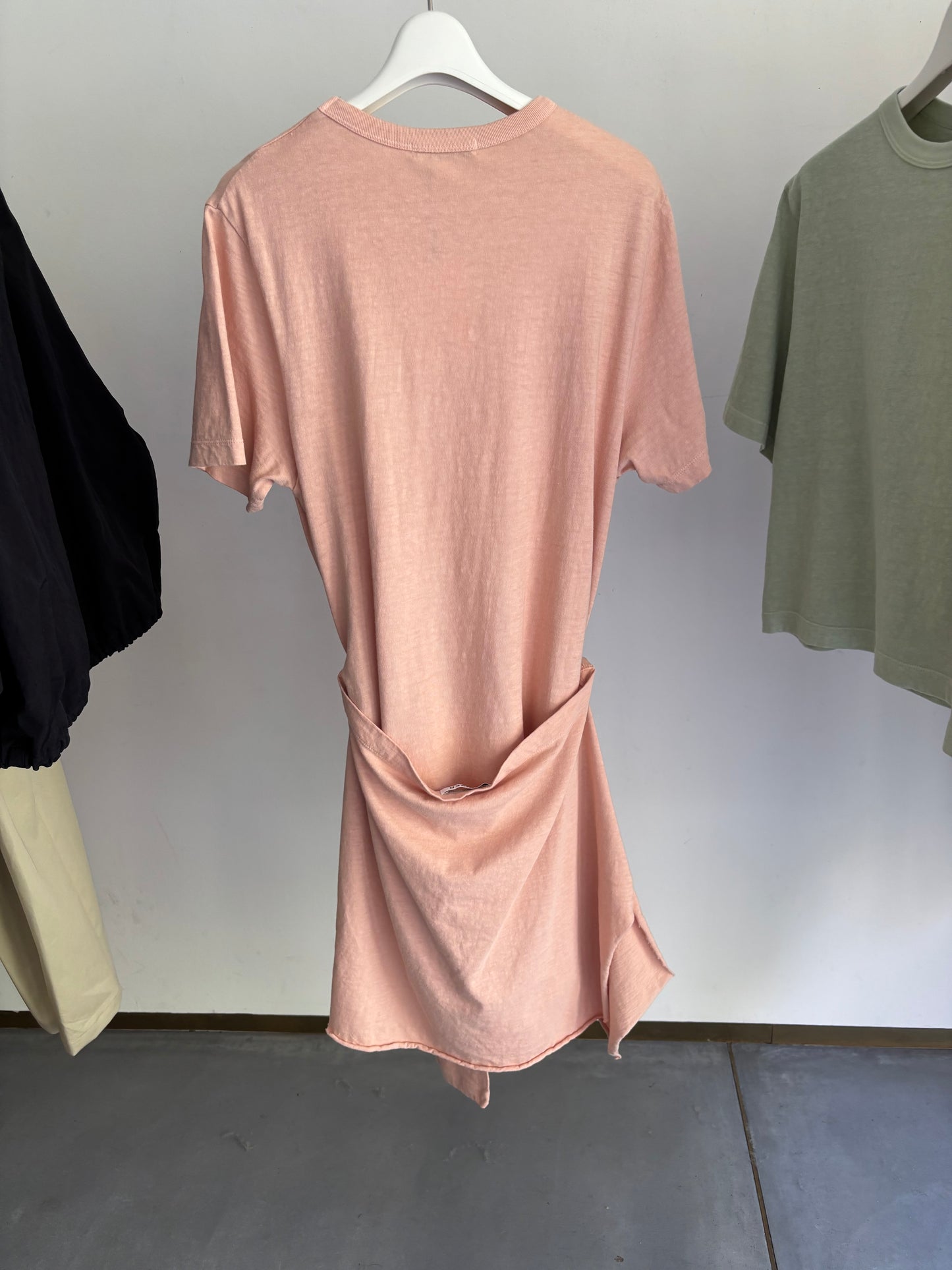 ジンバブエギザ/ムラ天竺 レイヤードTシャツ / Layered T-Shirt in Zimbabwe Giza & Slub Jersey