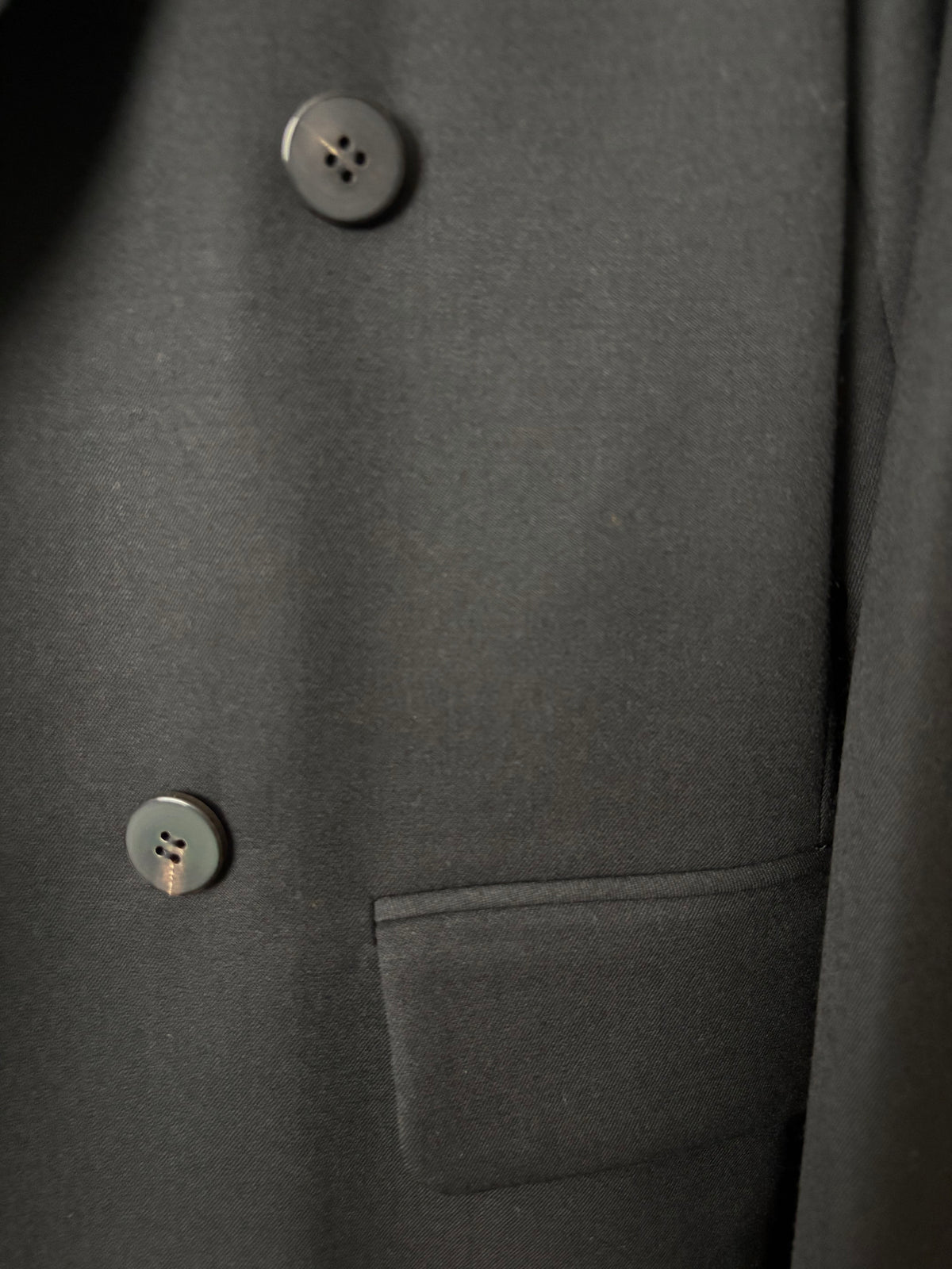 Peak Lapel Jacket - Black