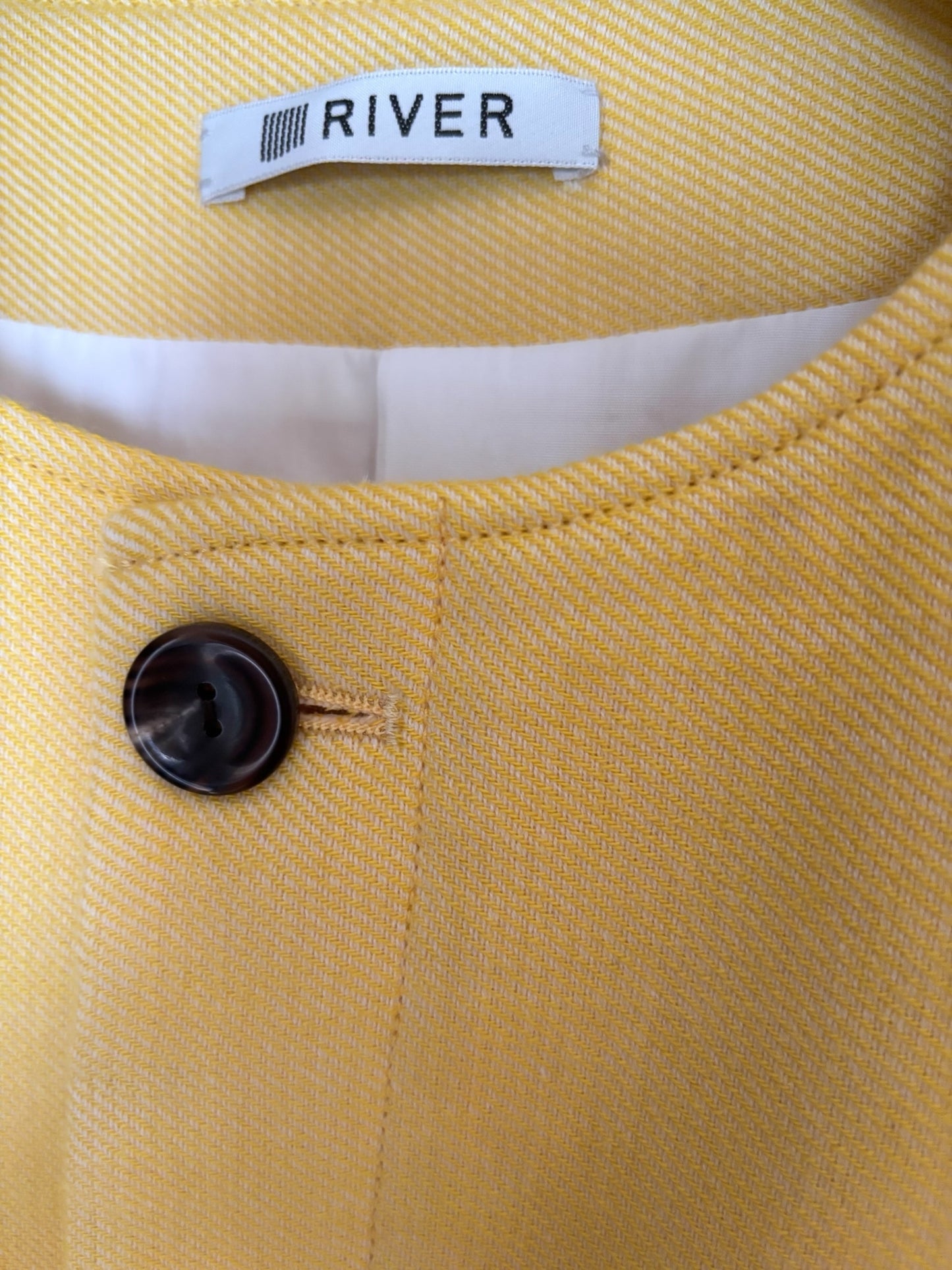 コットンシルク二重織ベスト/ Cotton-Silk Dual Weave Vest