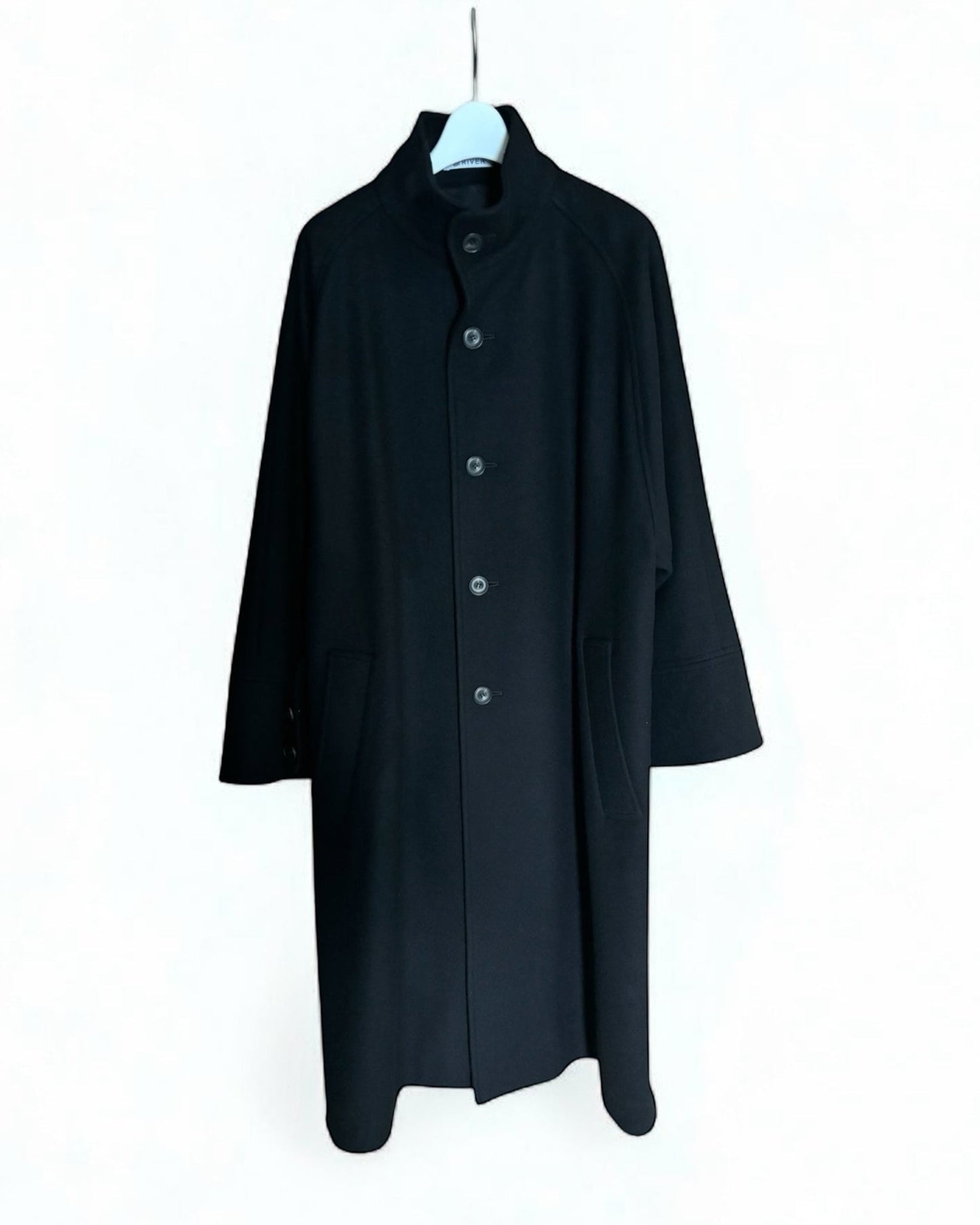アジャスタブルスタンドカラーコート/ Adjustable Stand Collar Coat