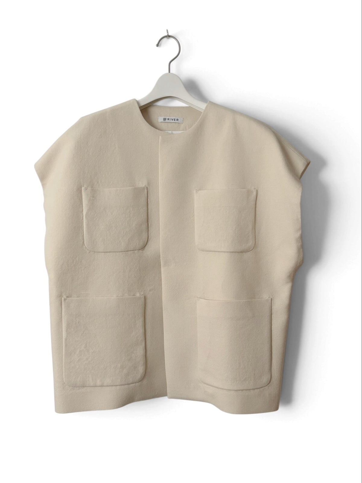 Wool Utility Vest - Dark Brown