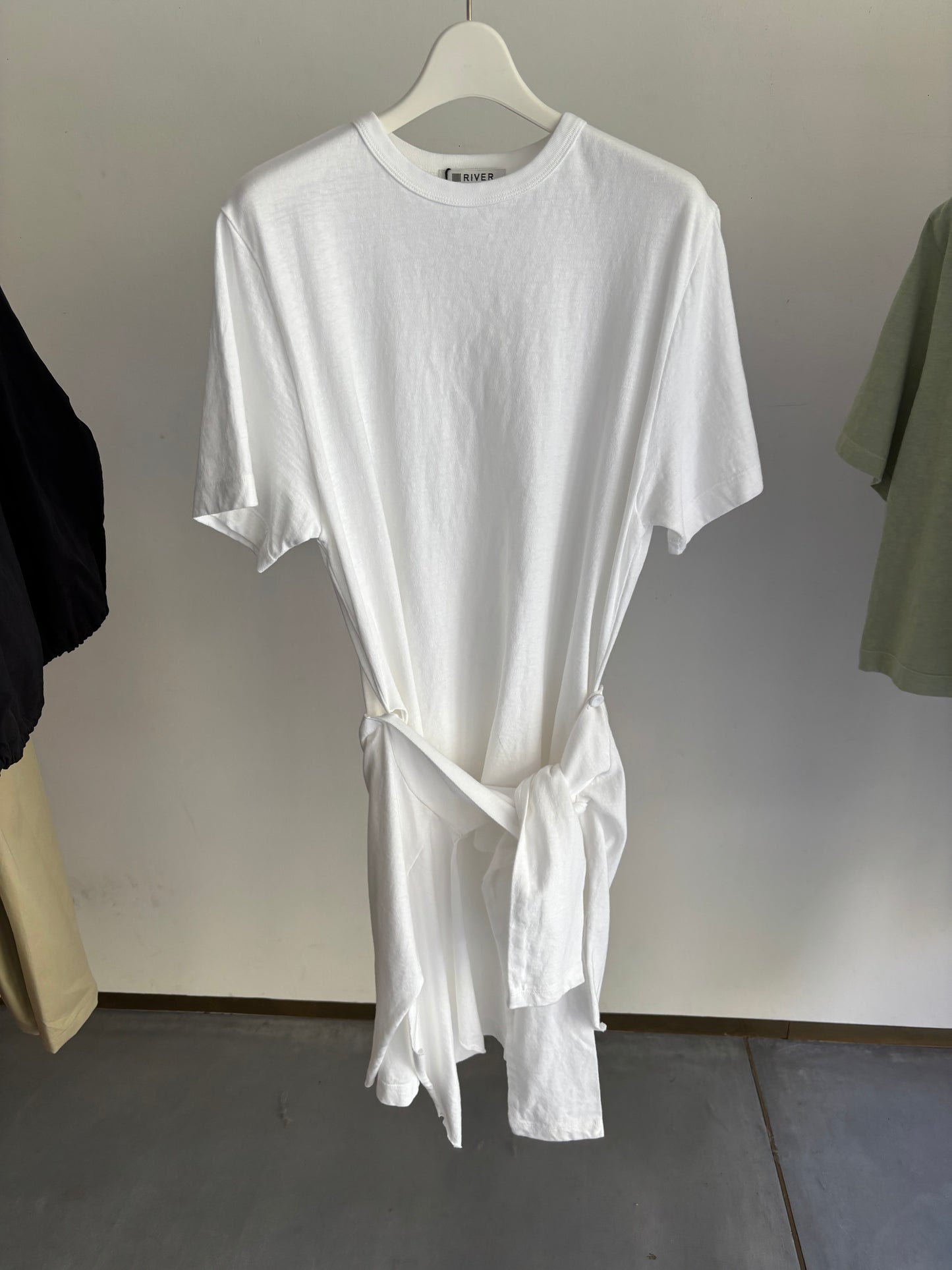 ジンバブエギザ/ムラ天竺 レイヤードTシャツ / Layered T-Shirt in Zimbabwe Giza & Slub Jersey