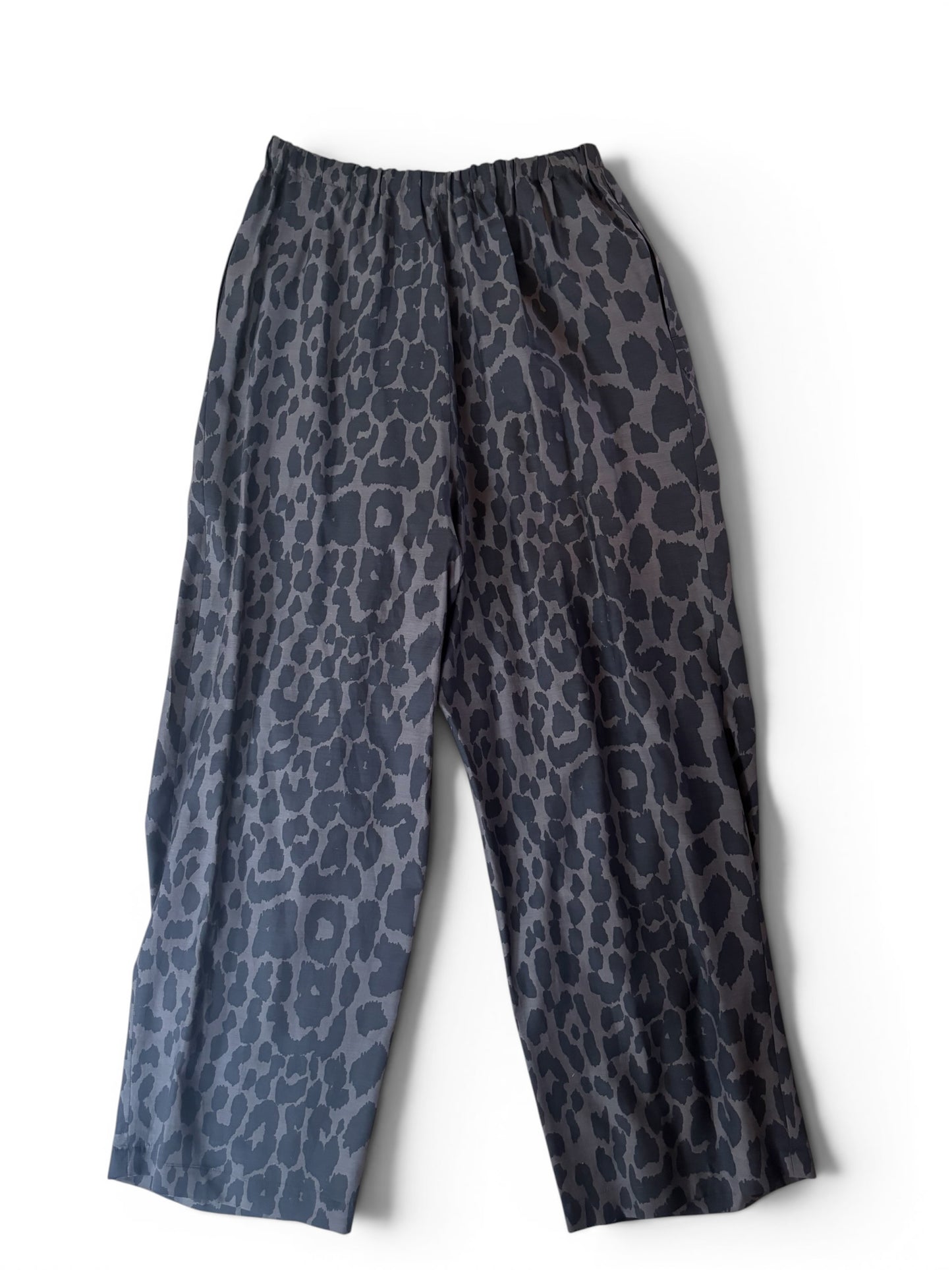 レオパードプリントプリーツパンツ/ Leopard-Print Pleated Pants