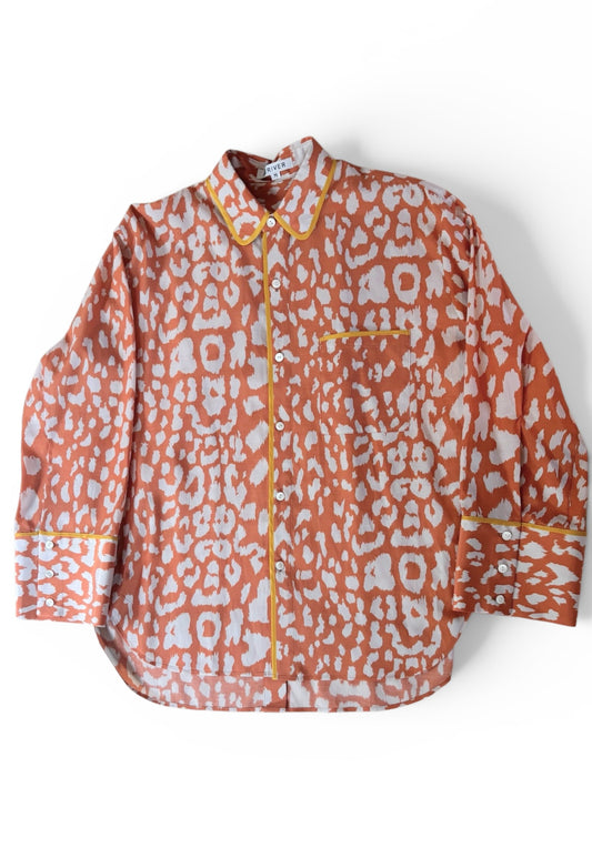 レオパードプリントシャツ/ Leopard-Print Shirt
