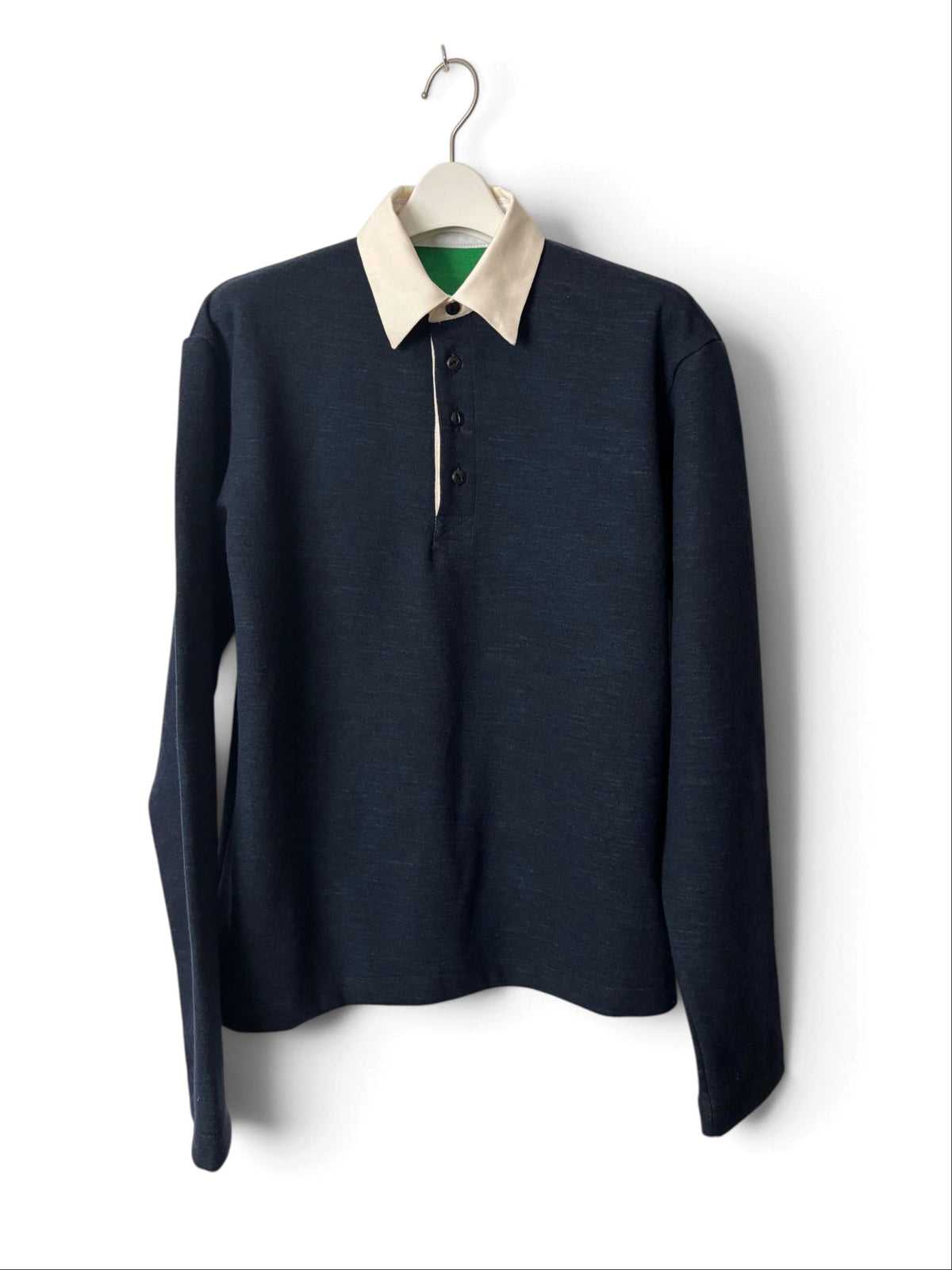Rugby Shirt - Navy Yellow Green