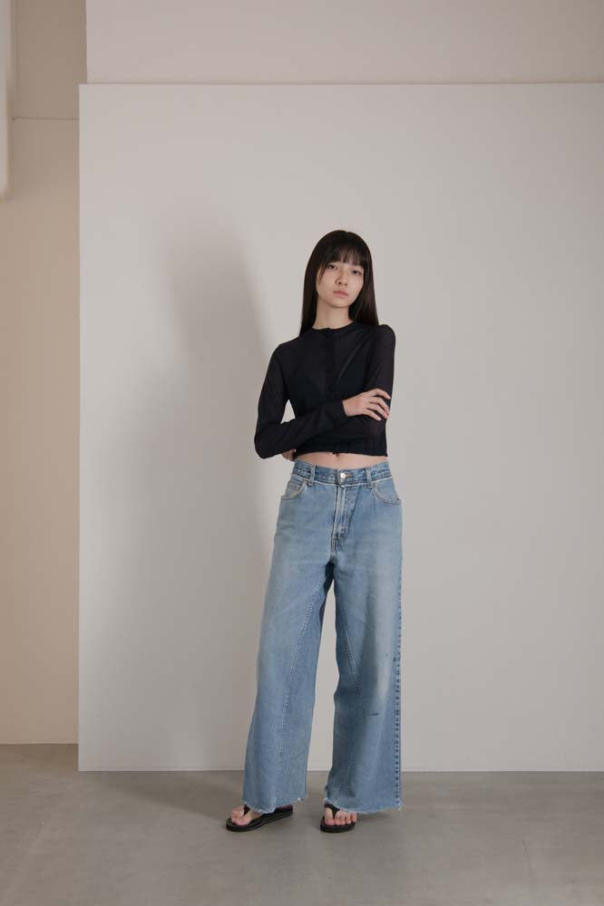 シアーコットンカーディガン/sheer cotton cardigan