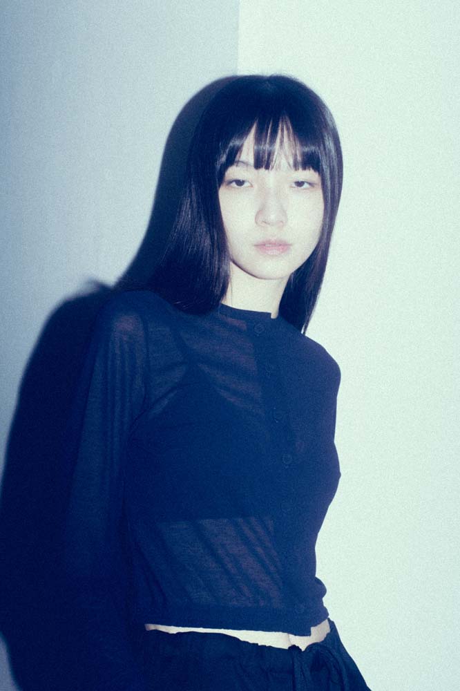 シアーコットンカーディガン/sheer cotton cardigan