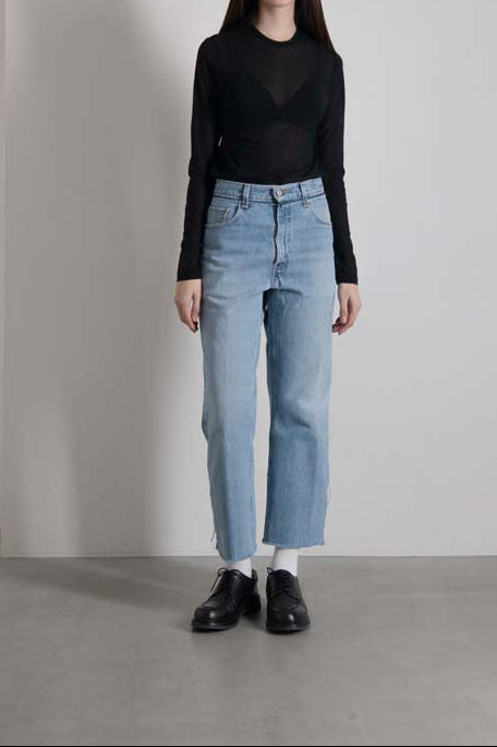 シアーコットンロングスリーブ/sheer cotton long sleeve