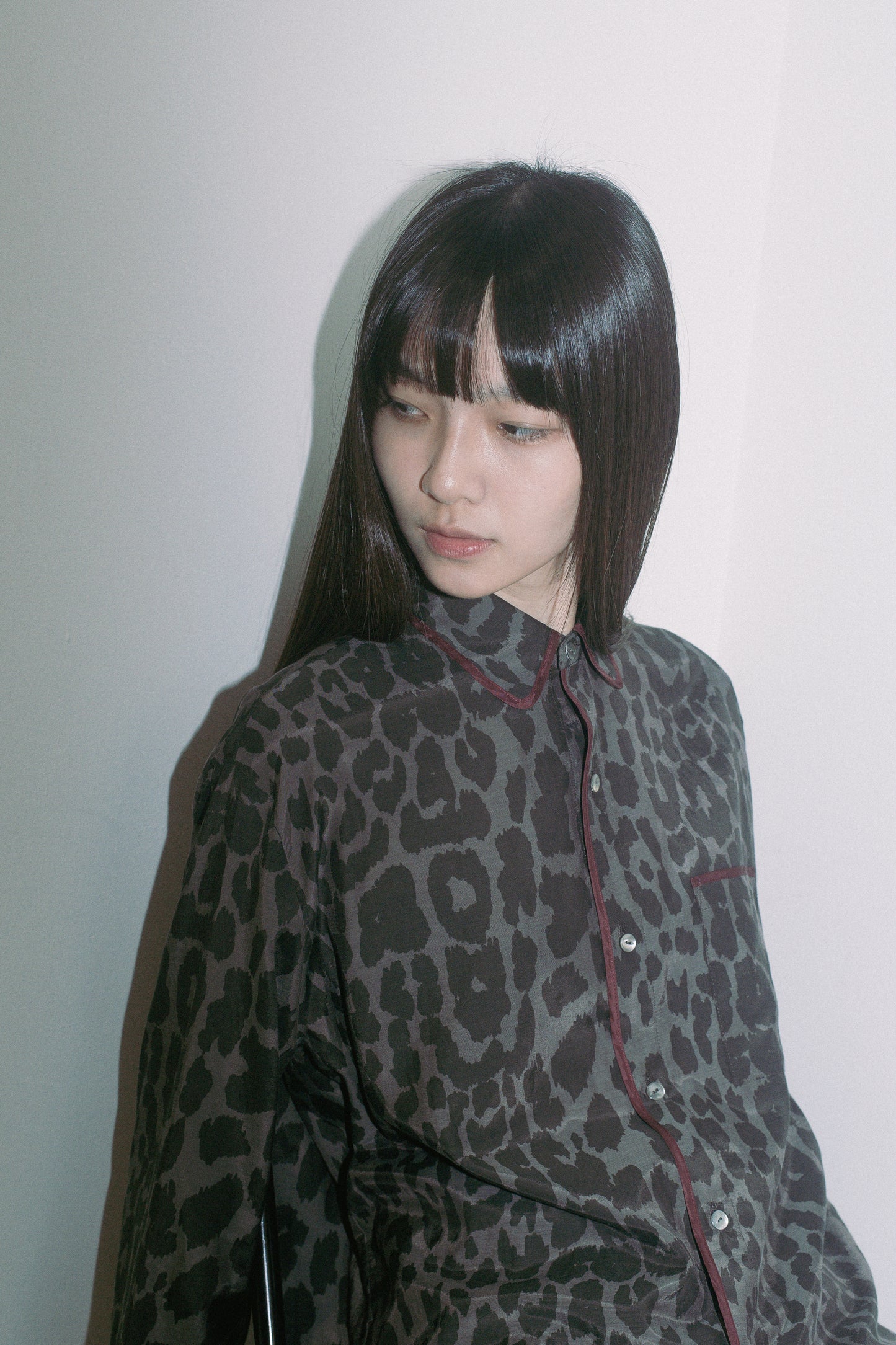 レオパードプリントシャツ/ Leopard-Print Shirt